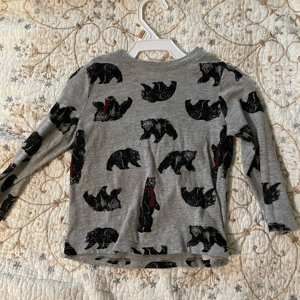 2T polar bear long sleeve tshirt